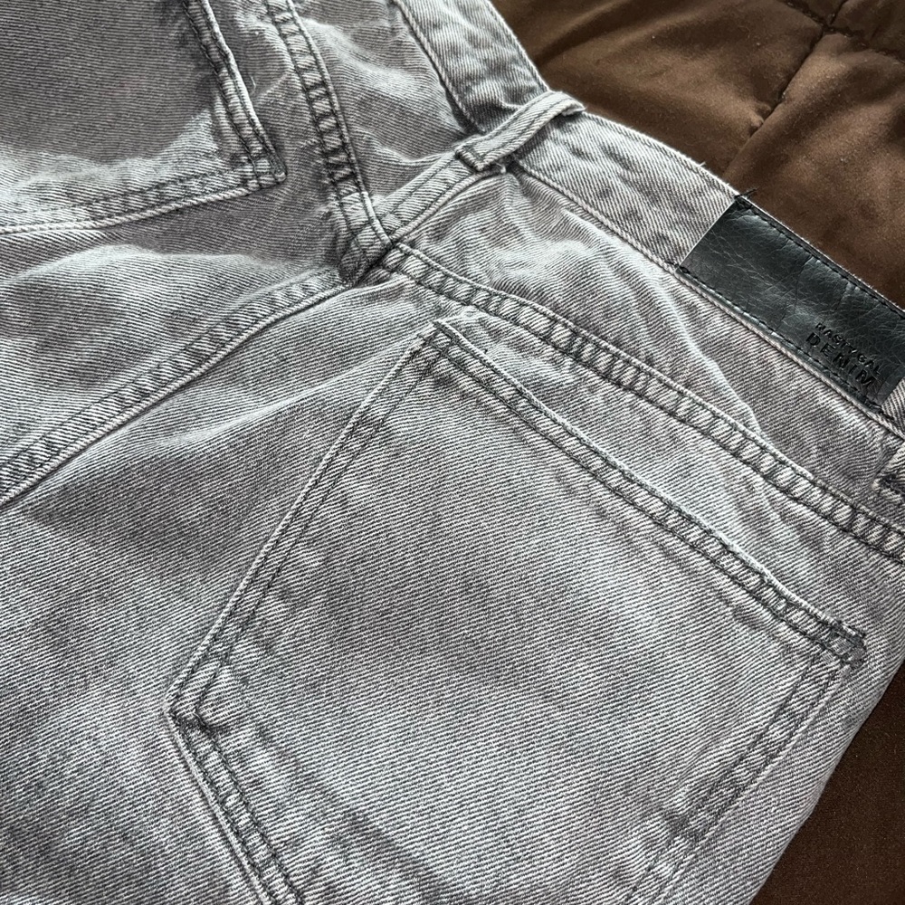 Grey light wash jeans from Nasty Gal. UK size 10, EU size 38